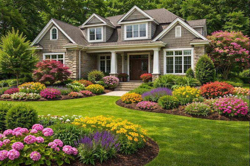 Front yard landscaping